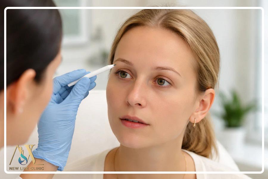 طراحی فرم ابرو برای کاشت