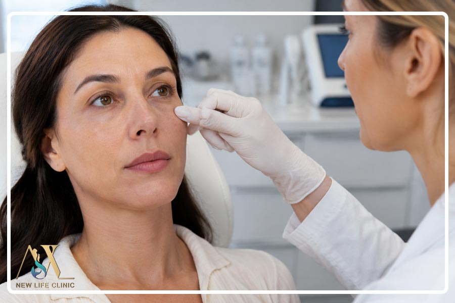تزریق چربی طبیعی زیر چشم
